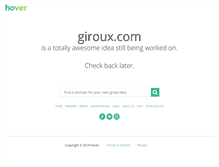 Tablet Screenshot of martin.giroux.com